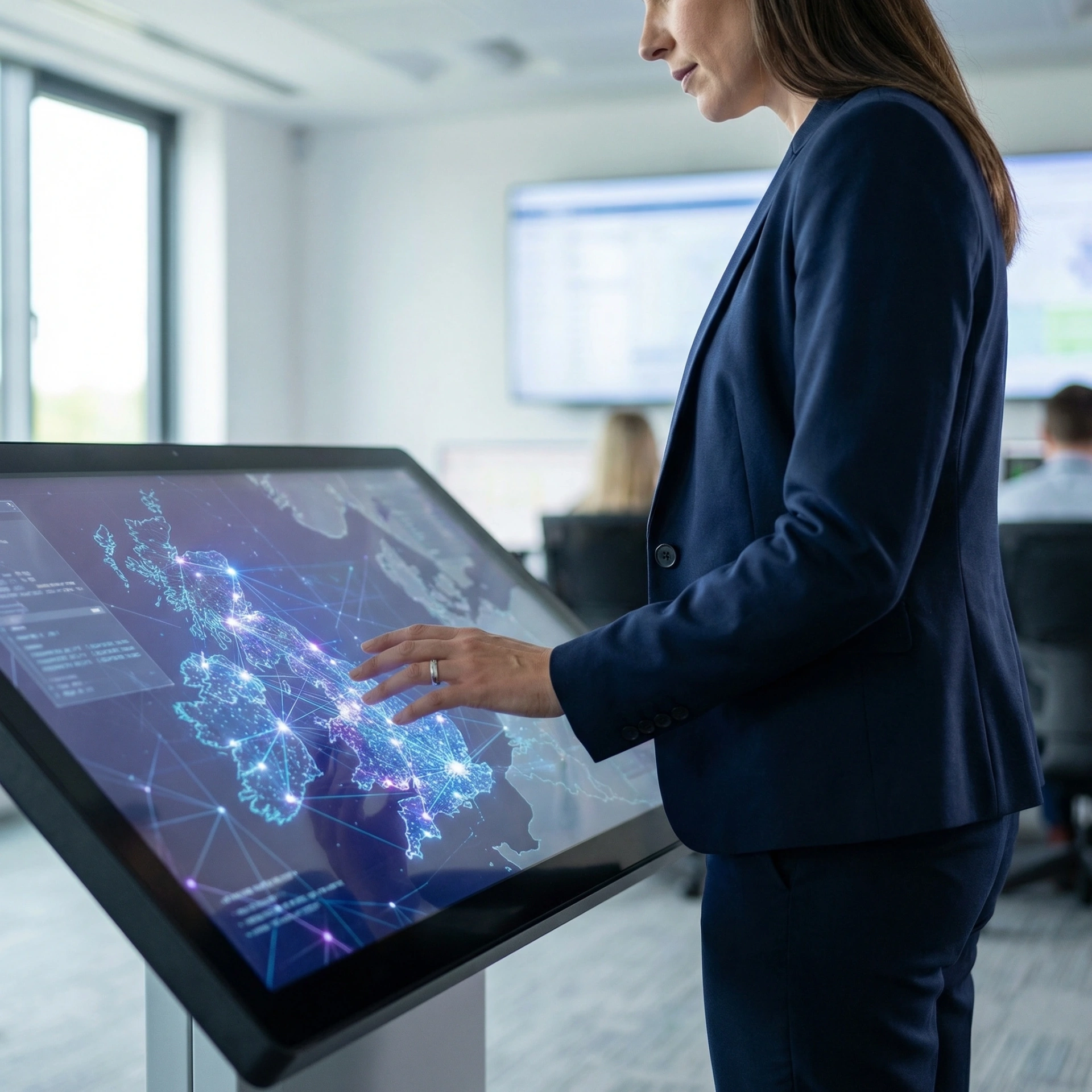 Nationwide UK technical infrastructure with nationwide coverage