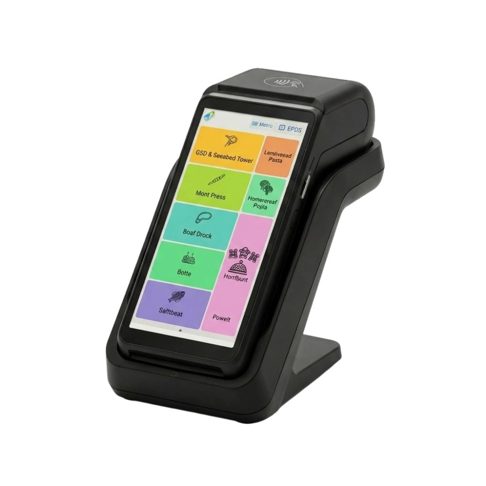 Official Worldpay DX8000 standalone smart terminal with integrated hospitality menu